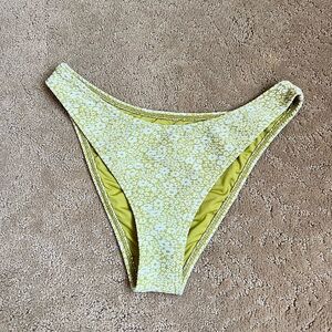 Billabong green floral bikini bottoms